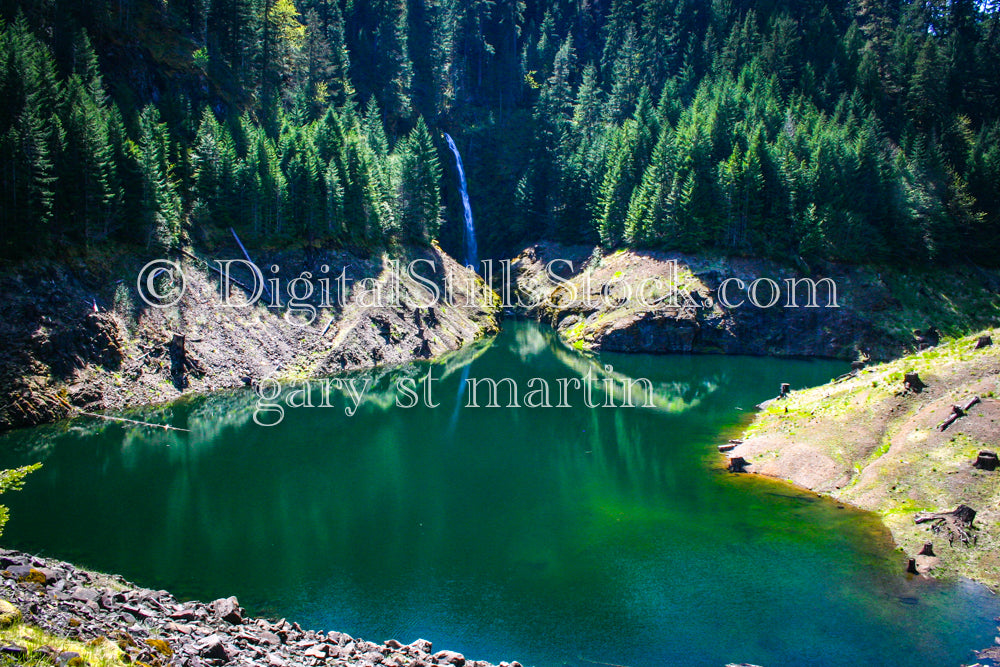 Terwilliger Hot Springs, Courgar Reservoir, Oregon, color, digital