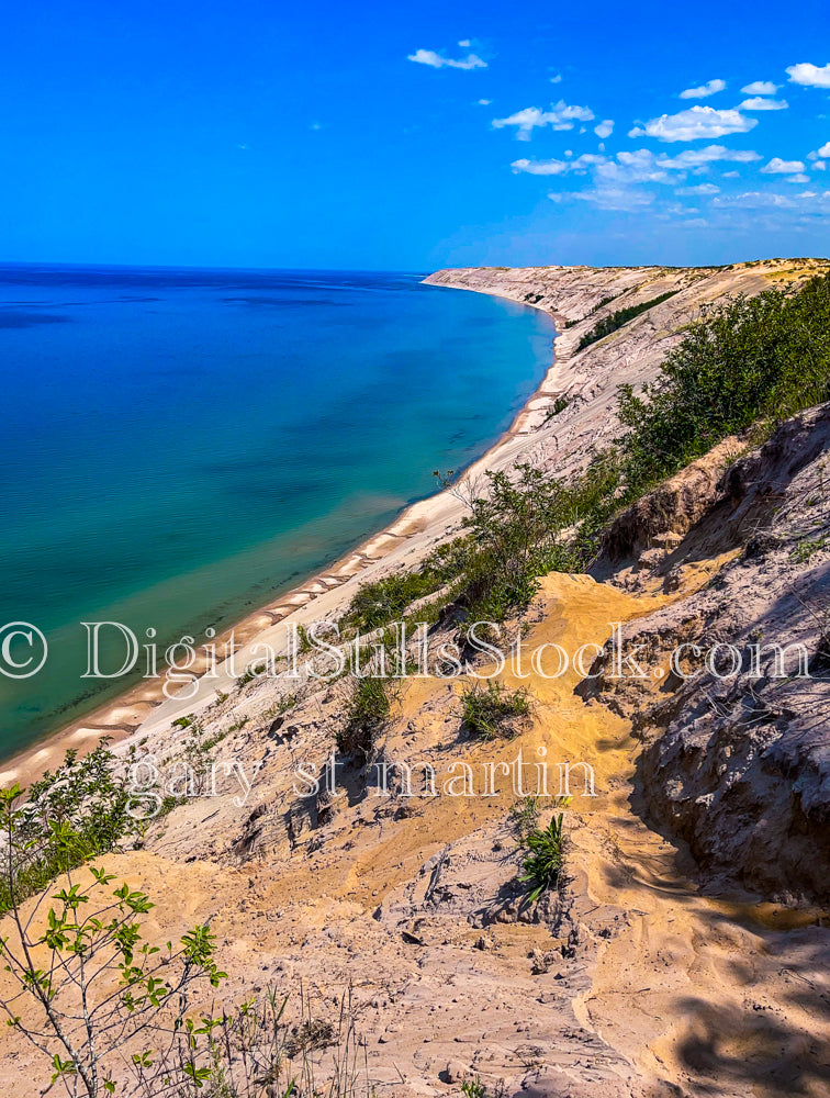 Logslide Toward Grand Marais, digital Grand Marais