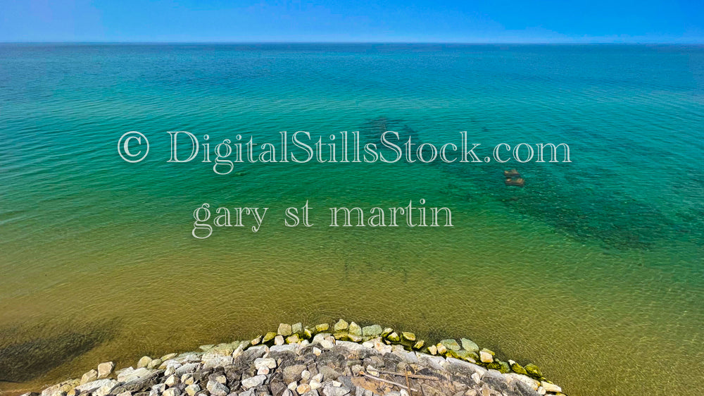 Going from Green to Blue Water, digital Crisp Point