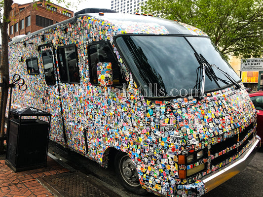 Stickered Out Van, New Orleans, Digital