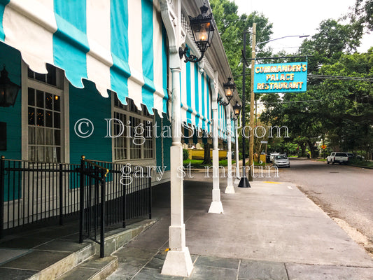 Commander's Palace Restaurant Sidewalk, New Orleans, Digital