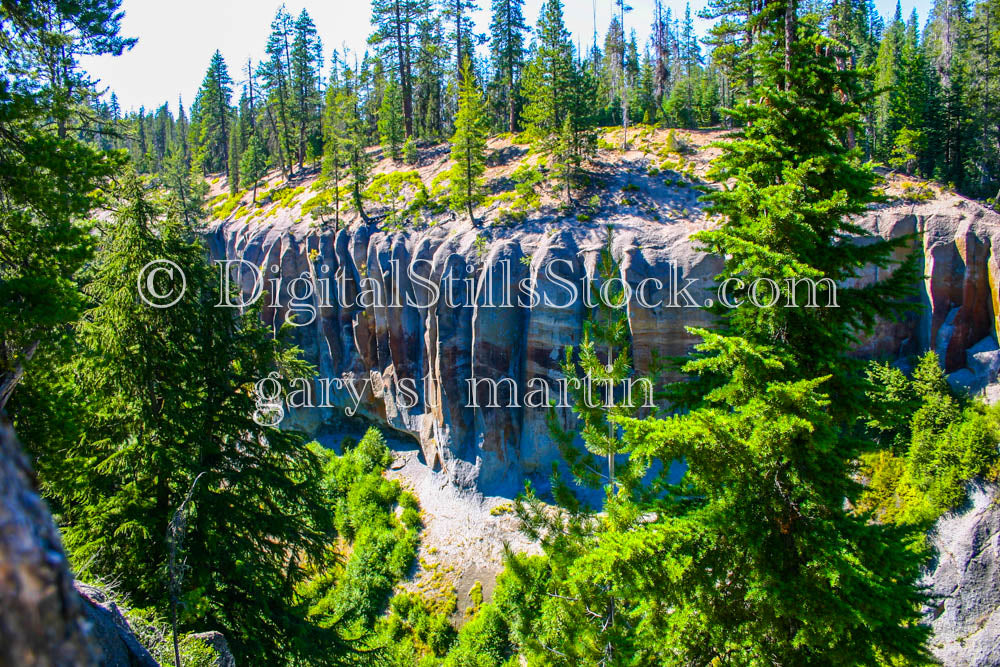 Colorful Cliffs, Deschutes National Forest, Digital, Oregon