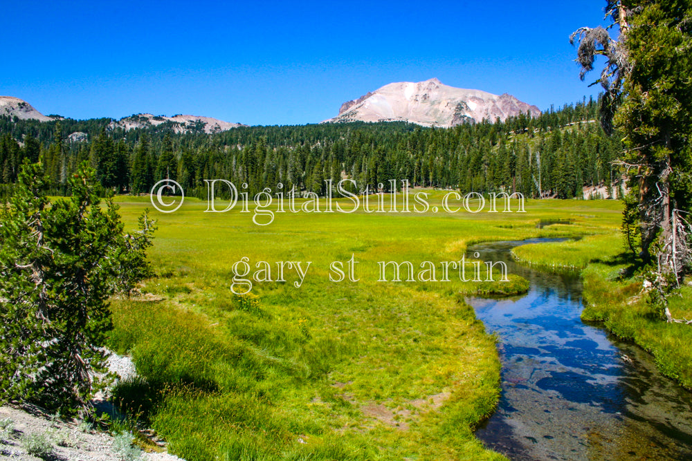Side View Of Hidden Jem In Lassen Volcanic National Park, CA, Digital, California, Lassen