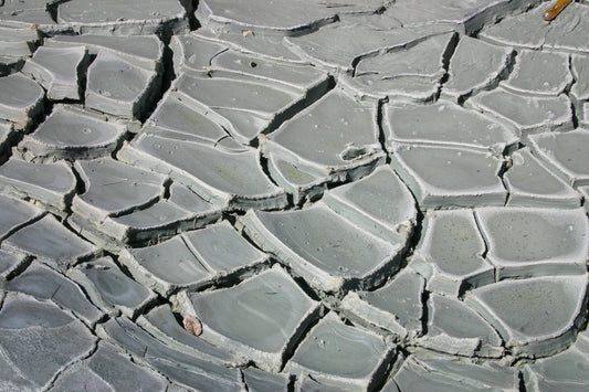 Dry Mud In Lassen Volcanic National Park, CADigital, California, Lassen