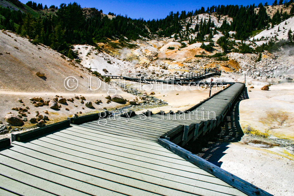 Pathway In Lassen Volcanic National Digital, California, Lassen, CA