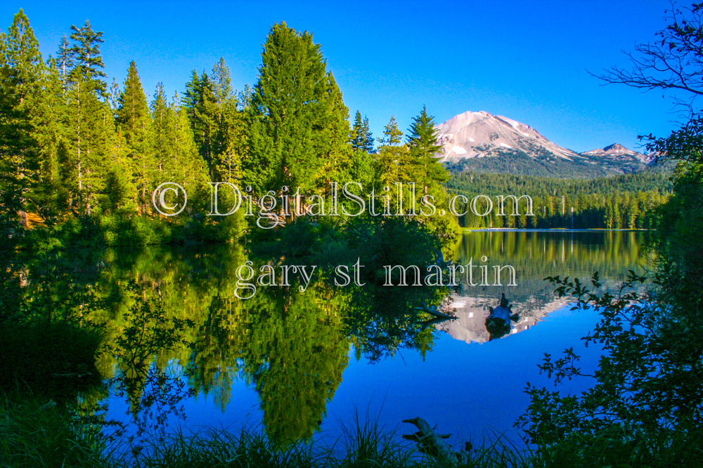 Nature, Mountain & Lake View, Lassen Volcanic National Park, CADigital, California, Lassen