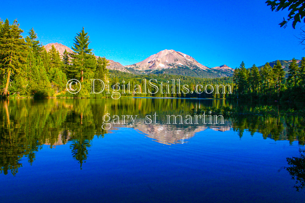 Lakeside View, Lassen Volcanic National Park, CADigital, California, Lassen