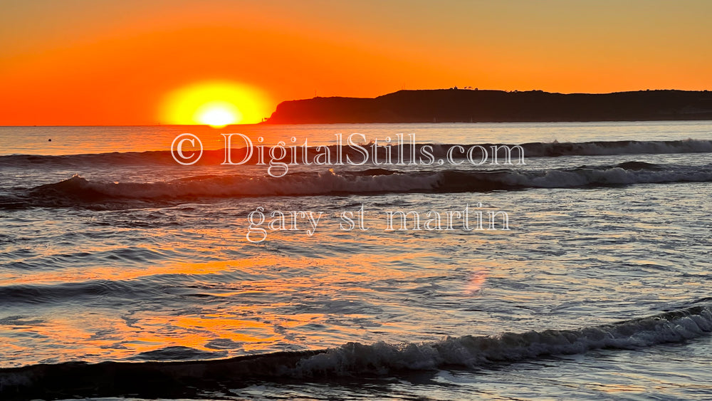 Evening Magic by the Sea, digital sunset