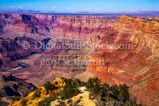 Inside the Rim, New Growth Foreground, Digital, Arizona, Grand Canyon