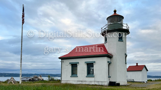  Lighthouse along the Shore - Vashon Island, digital Vashon Island