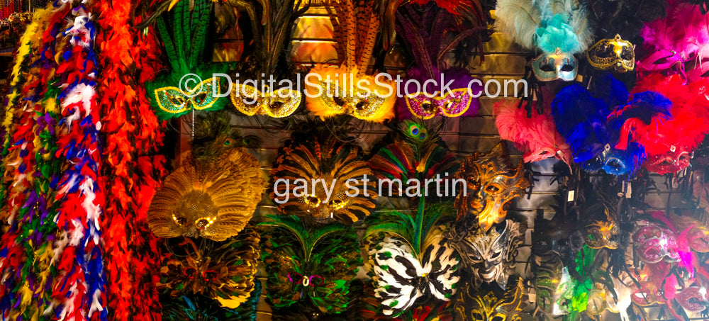Mask Vendor, New Orleans, Digital