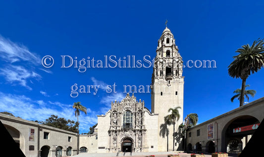 Museum of Us with Courtyard, Balboa Park, digital