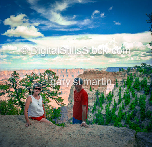 Cobina And John At The Grand Canyon