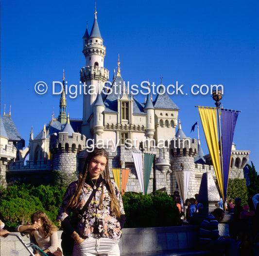 Image 2, Carolyn Cavalier, Visiting Disneyland, CA, Analog, Color, People, Women