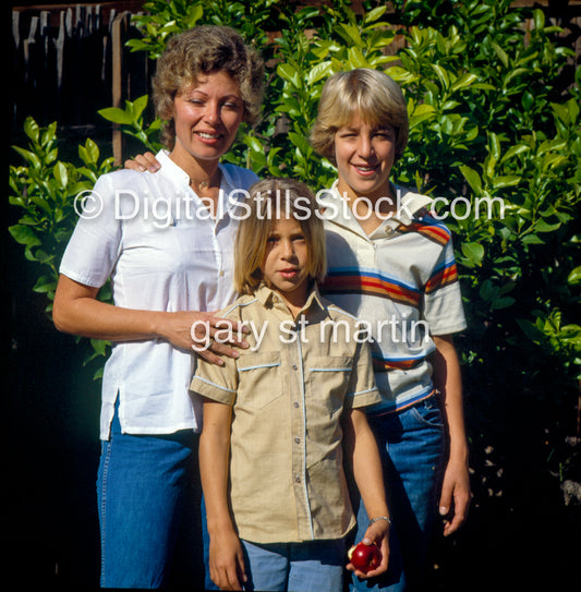Family Portrait,  Lori  Sherry & Paul, Irvine, CA, Analog, Color, Portraits, Groups