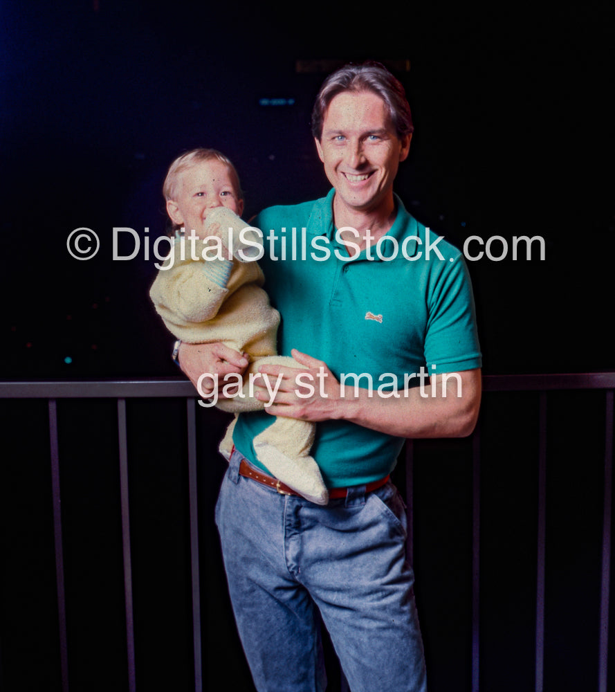 Family Portrait, Gary and Nick, analog group