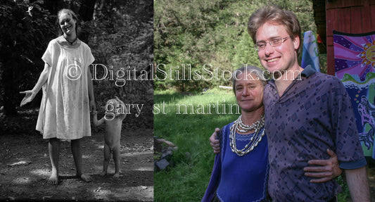 Maria and Orion - People Through Time, digital portraits people through time