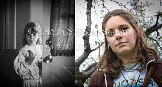 PJ Mann - People Through Time , digital portraits people through time