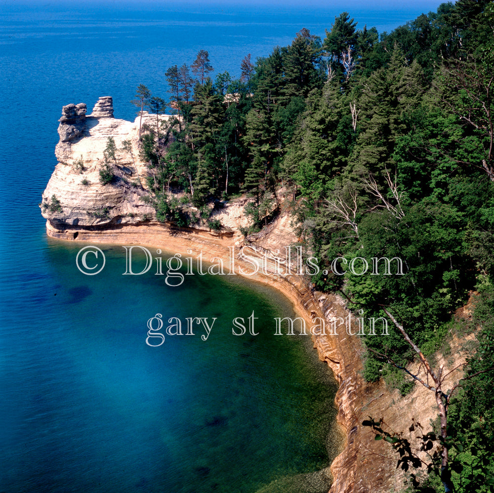 Castle Rock, Munising., UP Michigan, Analog, Color, Michigan