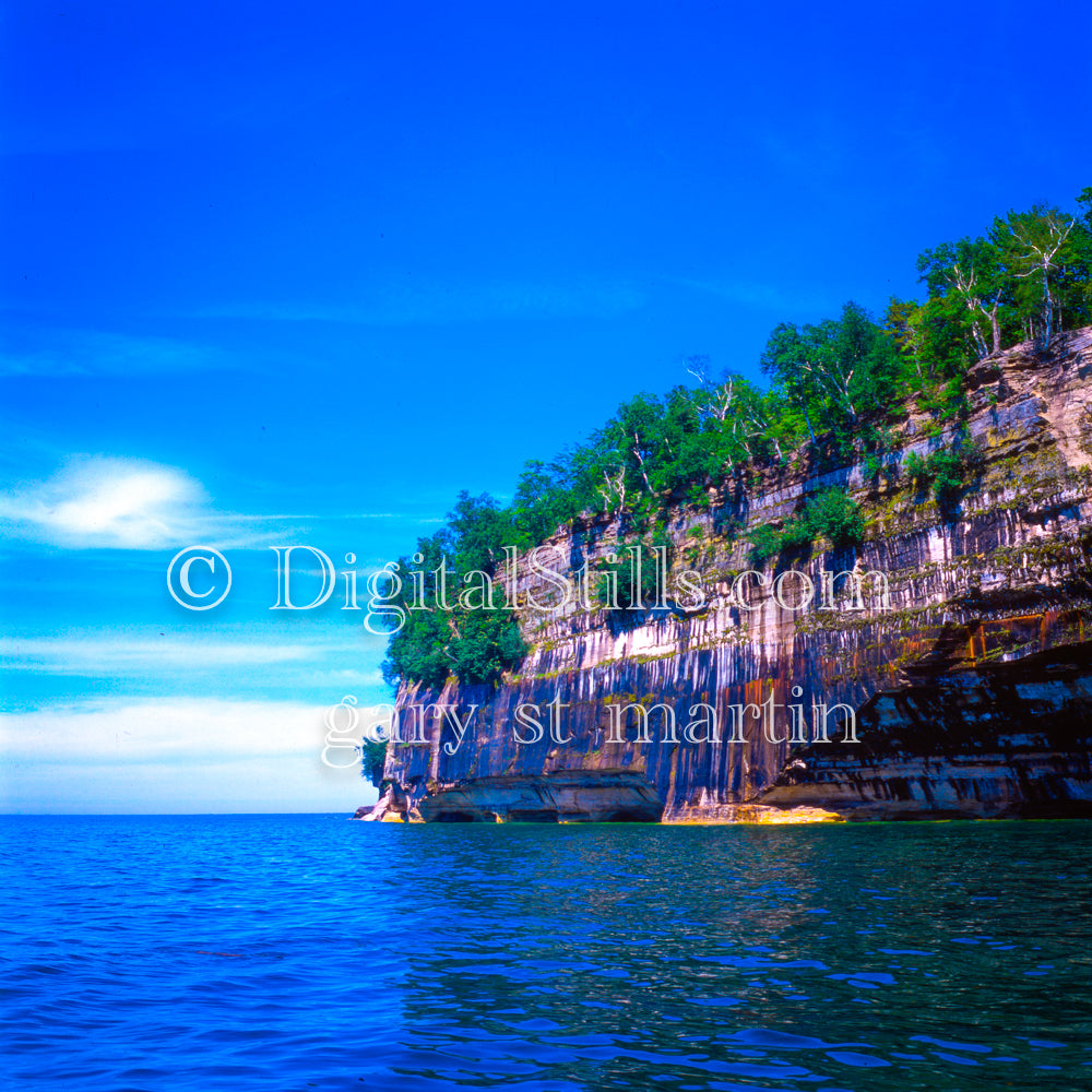 Pictured Rock, Munising., UP Michigan, Analog, Color, Michigan