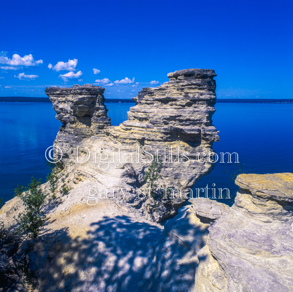 Castle Rock Turrets, Munising., UP Michigan, Analog, Color, Michigan