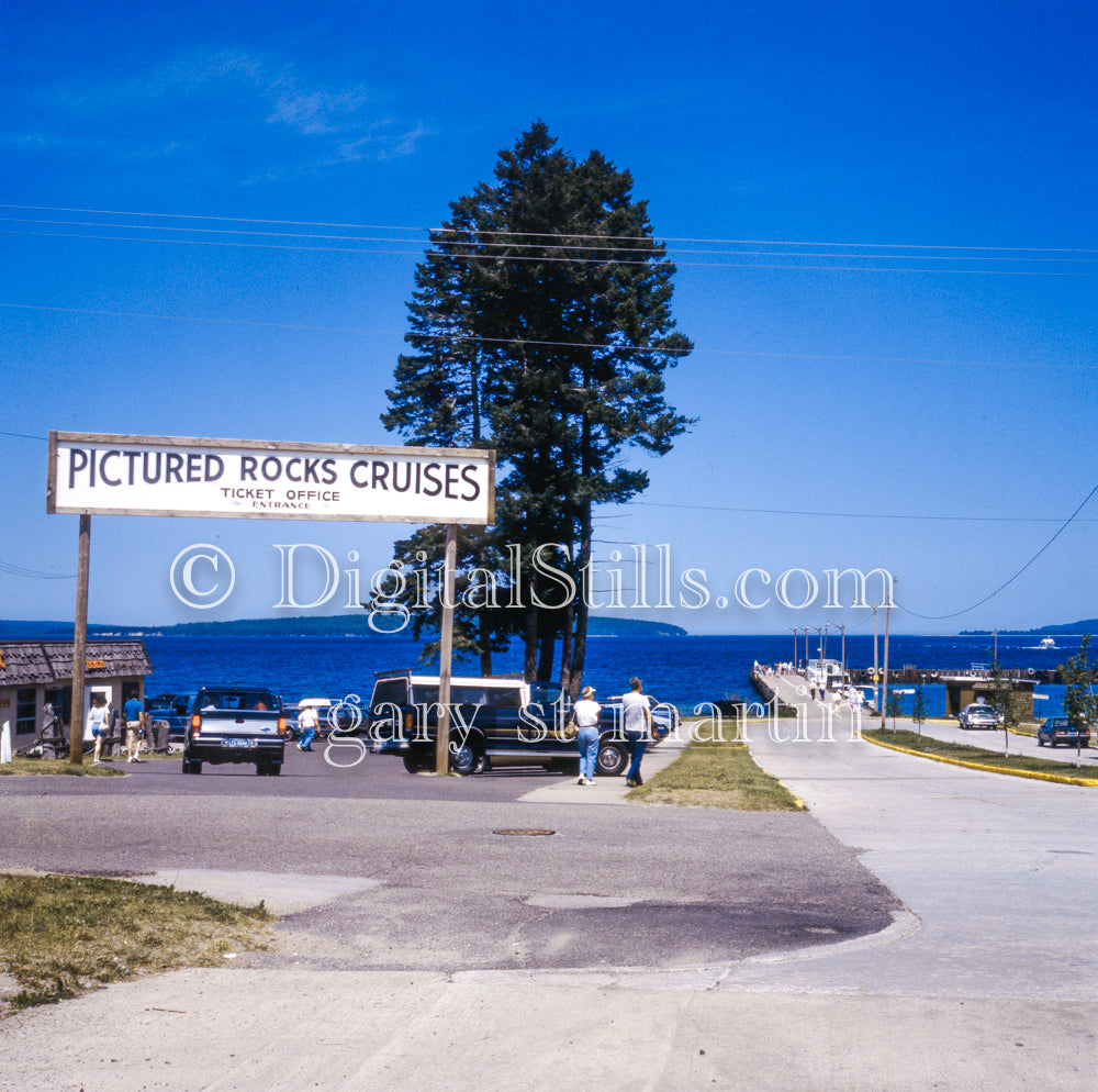 Along the pier, Pictured Rocks Cruses, Munising., UP Michigan, Analog, Color, Michigan