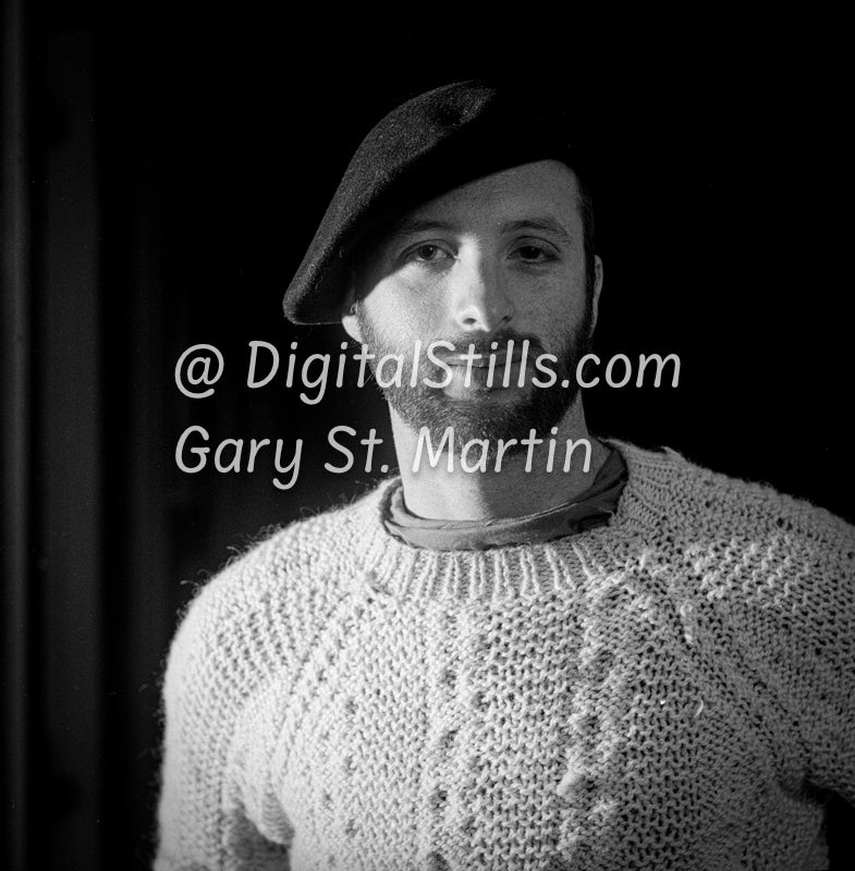 Darius in the Magnets Chris view from the hallway