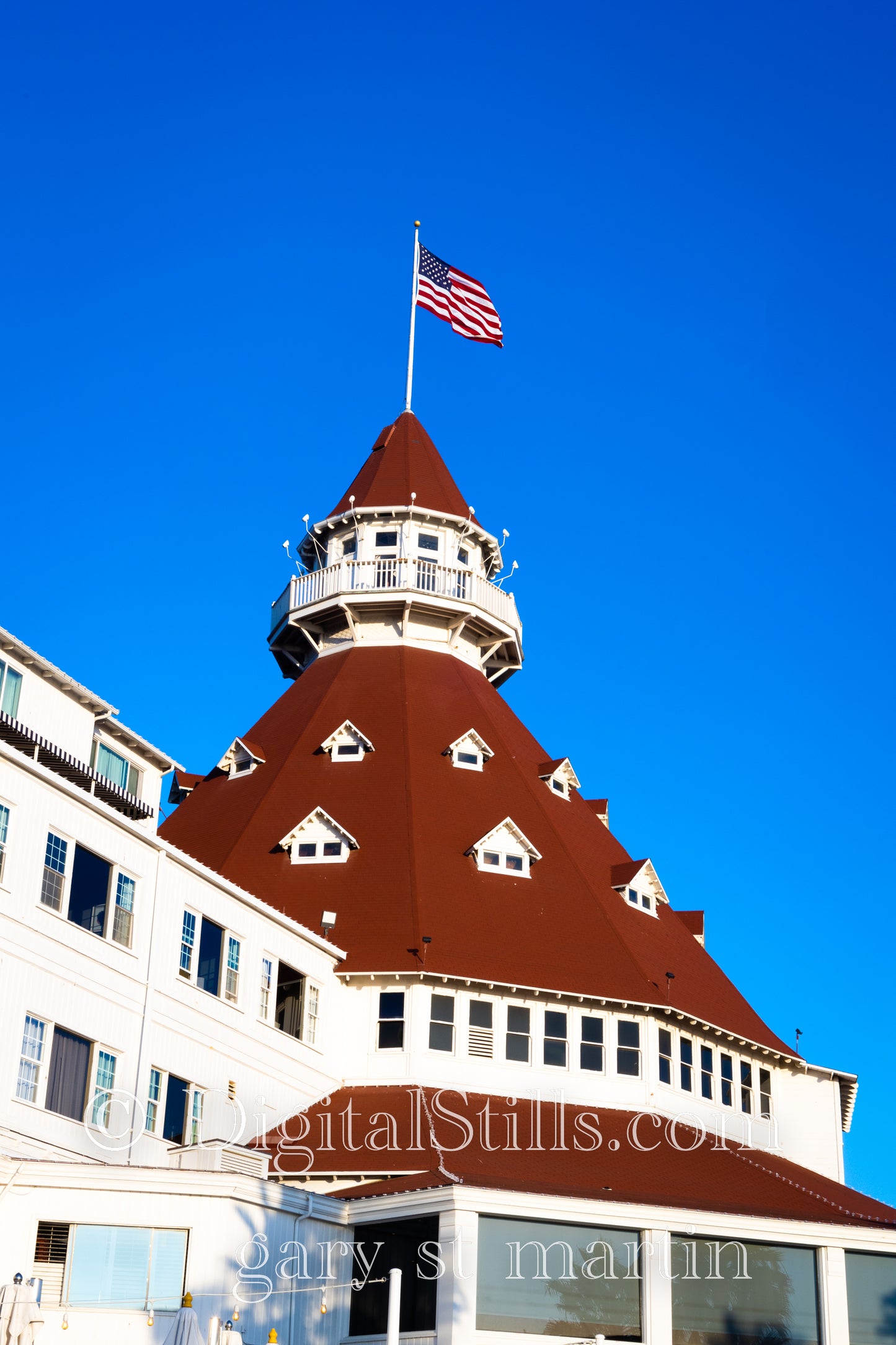 Close Up of Hotel Del