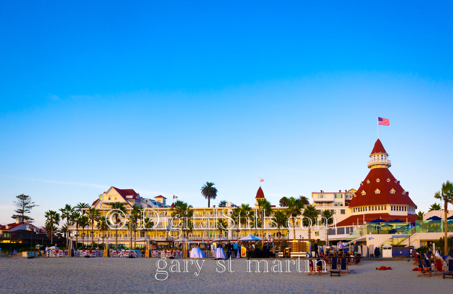 Hotel Del Coronado View from Beach