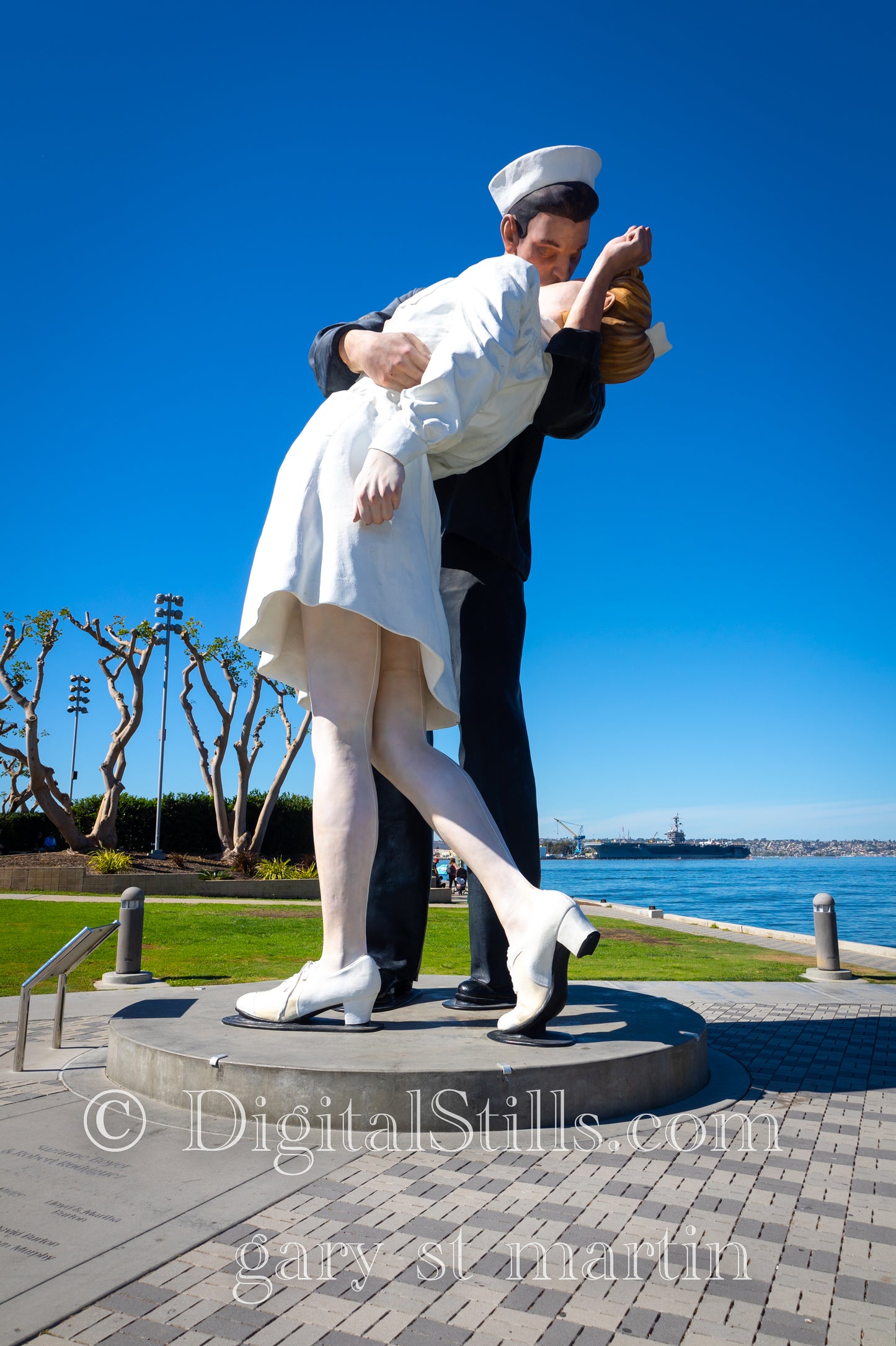 Unconditional Surrender Statue Portrait