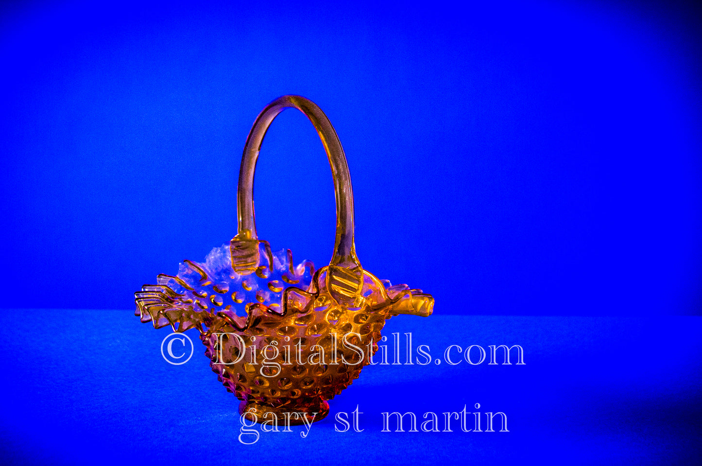 Basket In The Blue