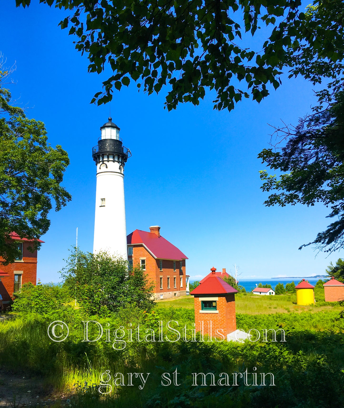 Portrait of Au Sable Lighthouse