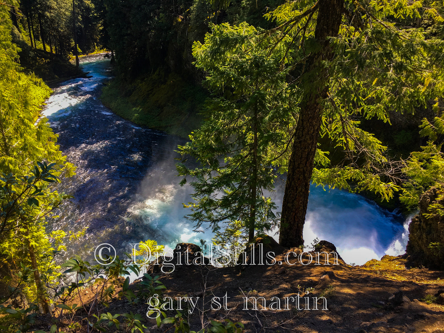 Sahalie Falls Overlook, Digital, Oregon