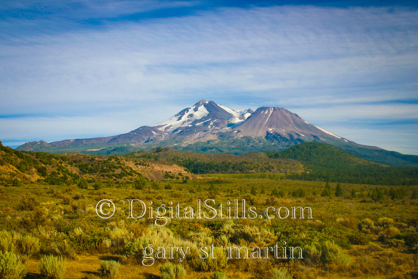 Mt. Lassen - View from Klamath Falls Oregon, Digital, Oregon