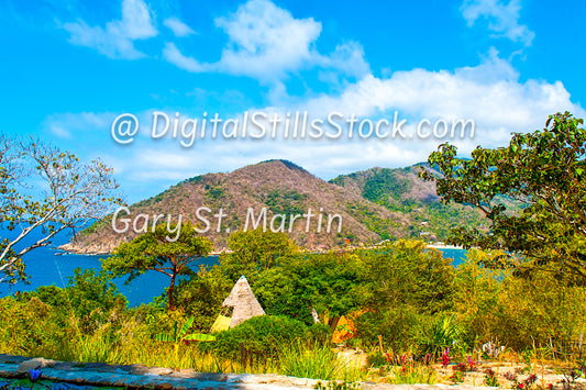 Harbor View From The Top, Yelapa, Mexico, digital