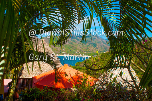 Surrounded by Palms, Yelapa, Mexico, digital