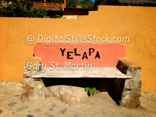 YELAPA, The Bench, Yelapa, Mexico, digital