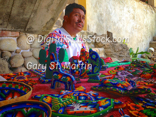 Portrait, Local Artist, Smiling, Yelapa, Mexico, digital
