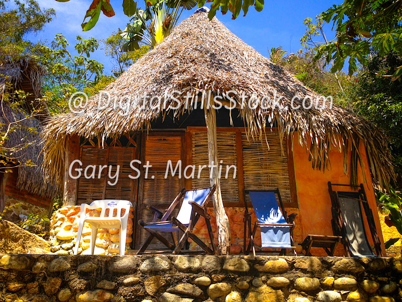 Hotel Beach Hut, Yelapa, Mexico, digital