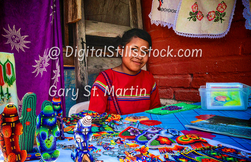 Yelapa Street Vendor Portrait, Yelapa, Mexico, digital