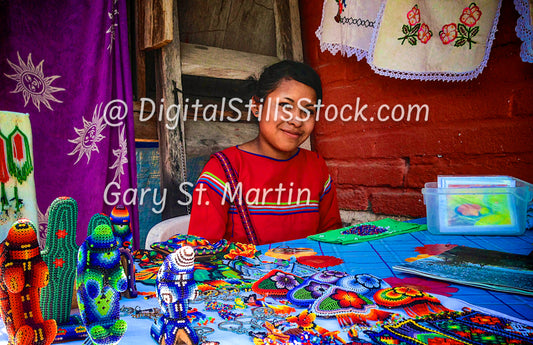 Yelapa Street Vendor Portrait, Yelapa, Mexico, digital