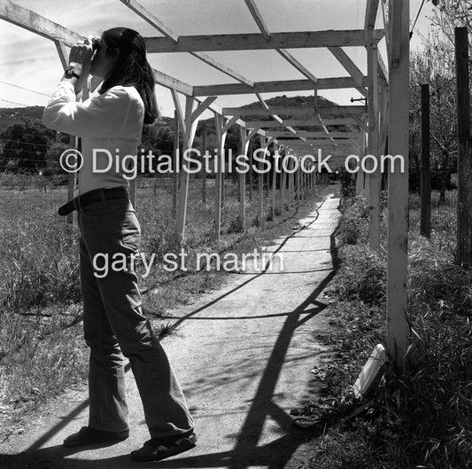 Ann, Photographing Along The Path, analog, black & white, portrait