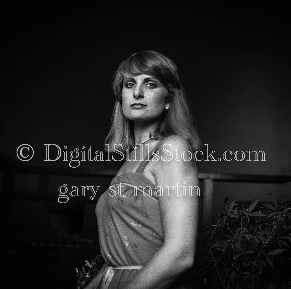 Kerry Upper Body Portrait Analog, Portraits, Women, B & W
