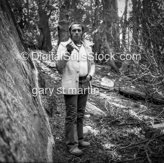 Butch Tony Gallo Smoking, B&W, Analog, Met, Portraits