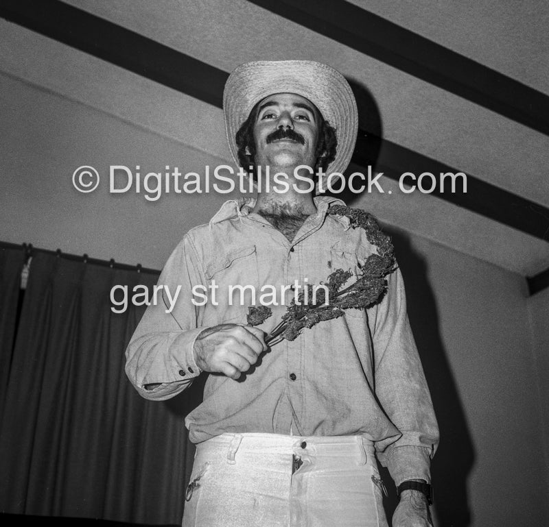 George Judd, Side Profile, Medium View, Santa Ana, CA, Analog, Black & White, Portraits, Men