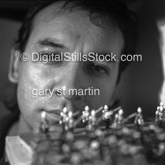 Portrait Of Gene, War Games, Oregon analog, men, black and white,