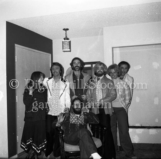 Group Photo at Kiklas's House Party V2, Analog, Portraits, Groups B & W