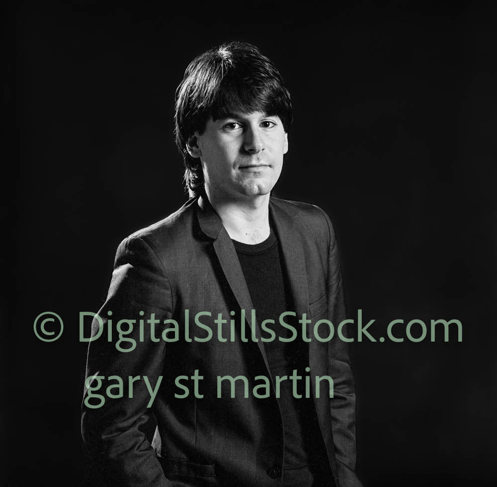 Looking at the Camera, black and white, analog, clubland