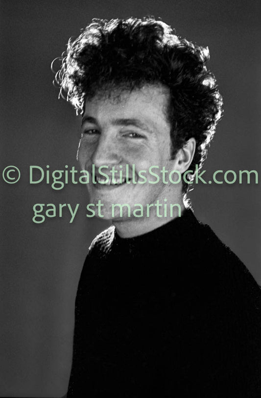 Chris, Big Smile, analog, black and white, the penetrators