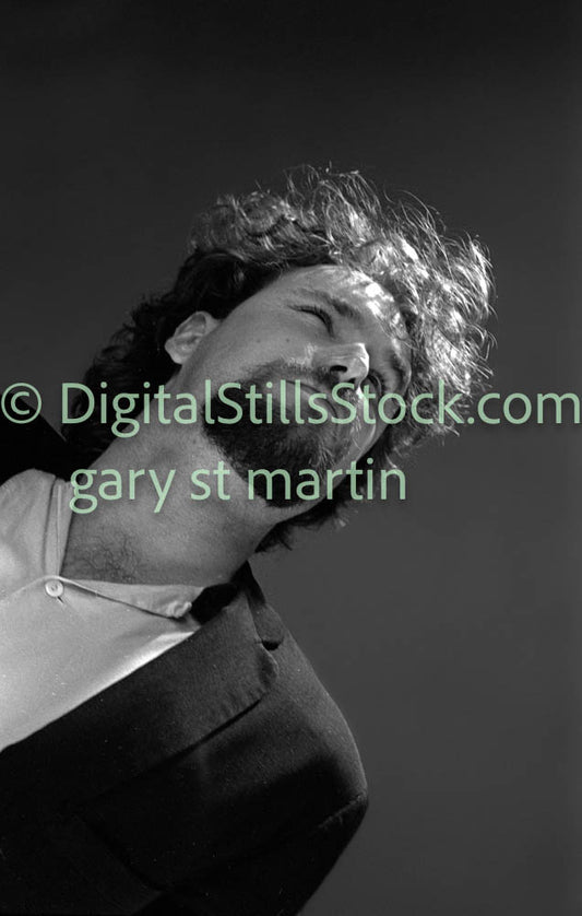 Dan, Medium view, looking Across, analog, black and white, the penetrators
